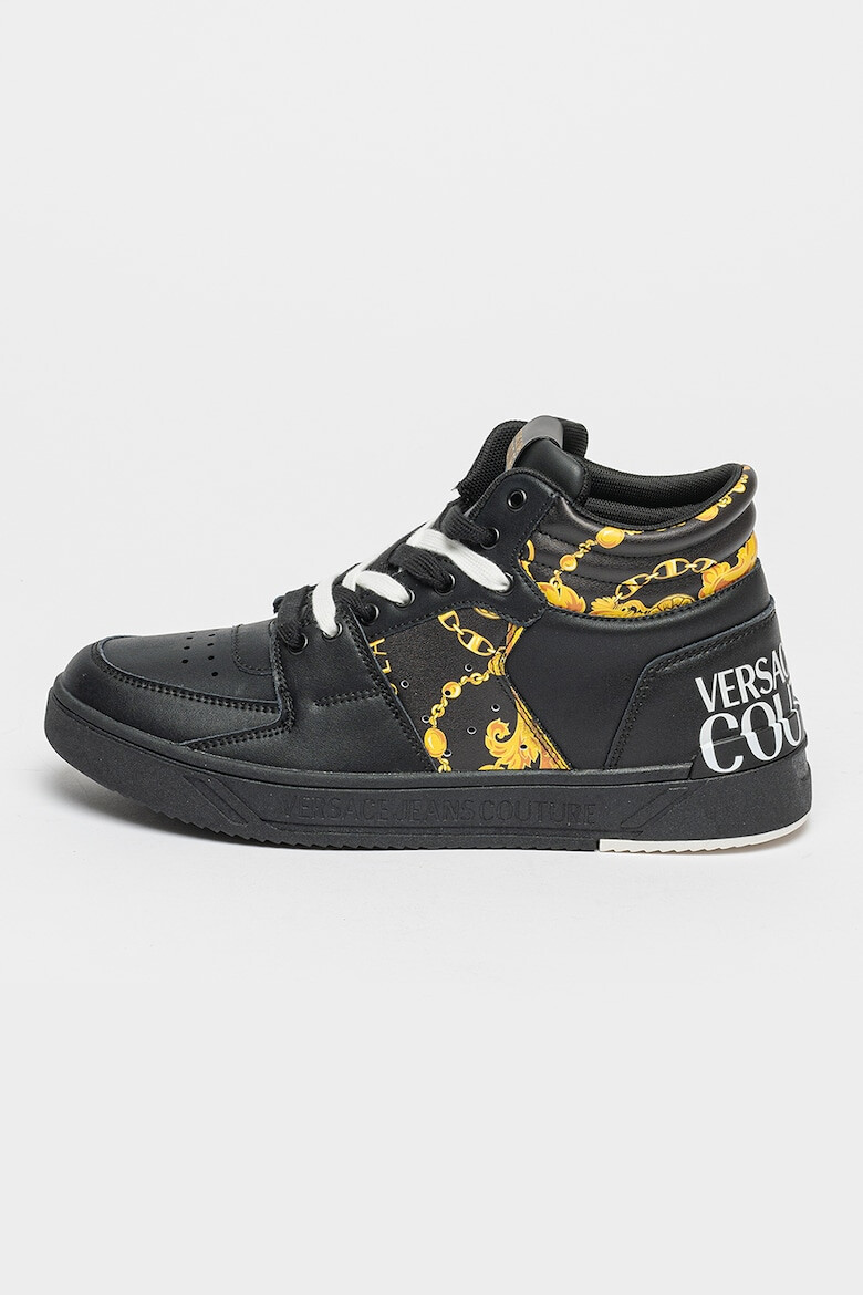 Versace Jeans Couture Pantofi sport mid-high cu insertii din piele - Pled.ro