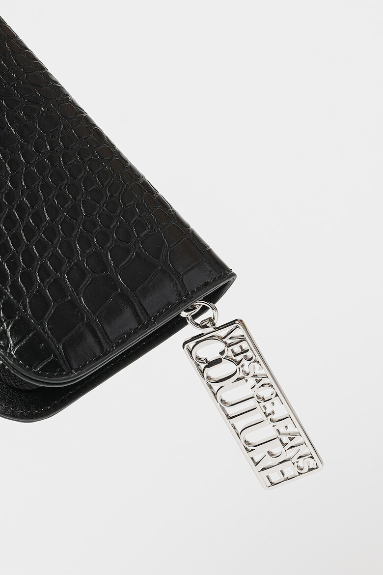 Versace Jeans Couture Portofel cu fermoar si aspect de piele de crocodil - Pled.ro