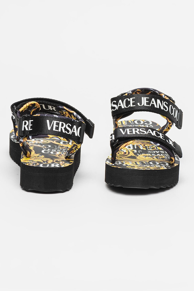 Versace Jeans Couture Sandale cu velcro si model cu inspiratie baroc - Pled.ro