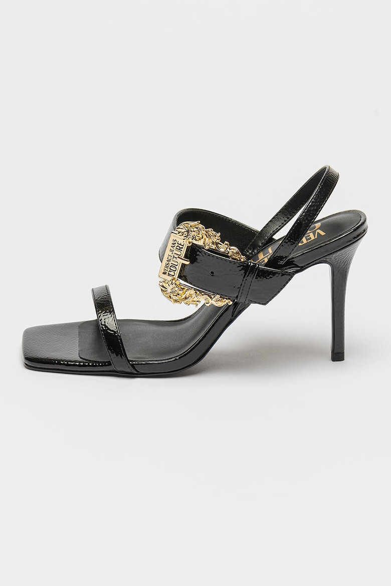 Versace Jeans Couture Sandale slingback de piele ecologica - Pled.ro