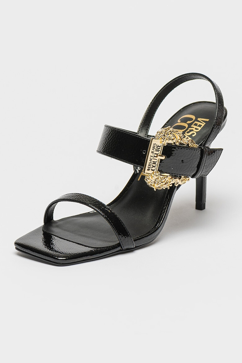 Versace Jeans Couture Sandale slingback de piele ecologica - Pled.ro