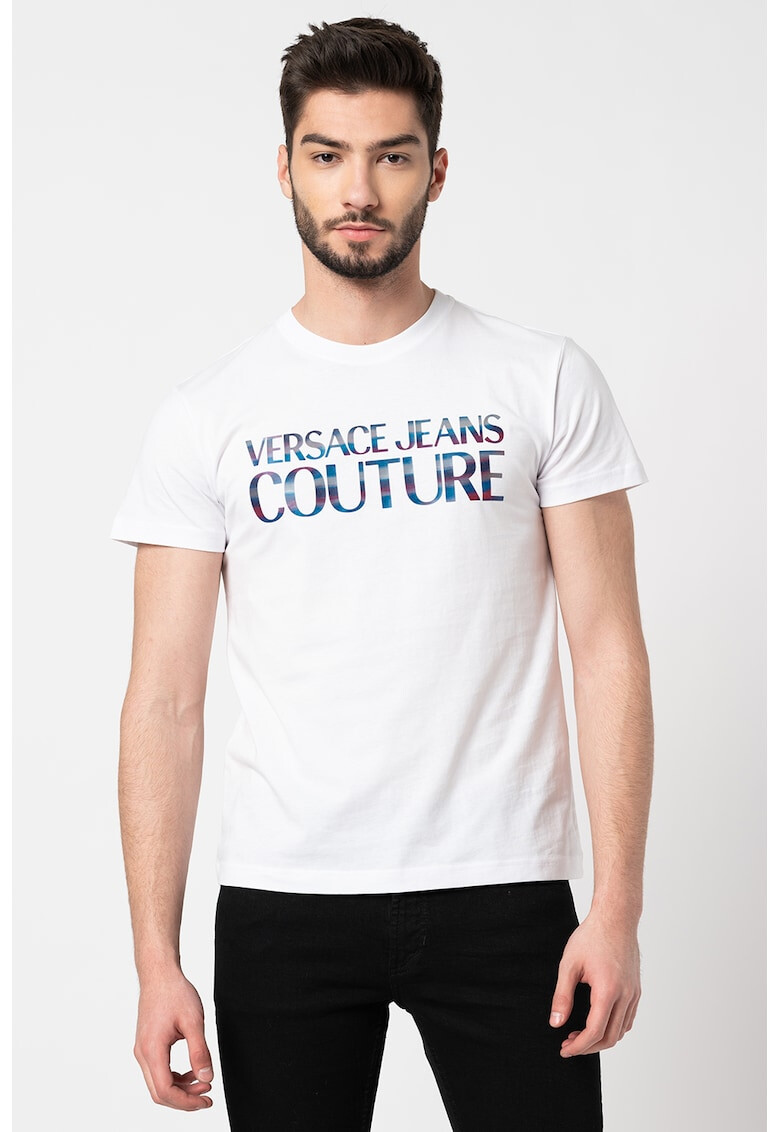 Versace Jeans Couture Tricou de bumbac cu logo - Pled.ro