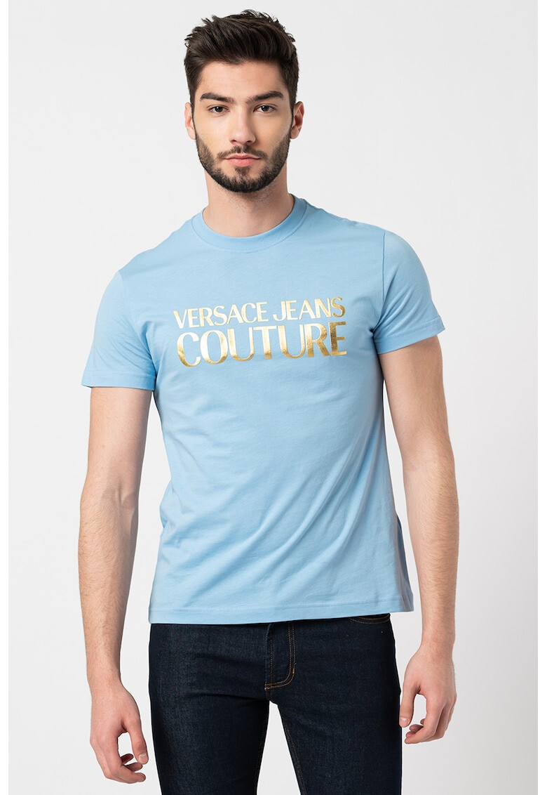 Versace Jeans Couture Tricou de bumbac cu logo - Pled.ro