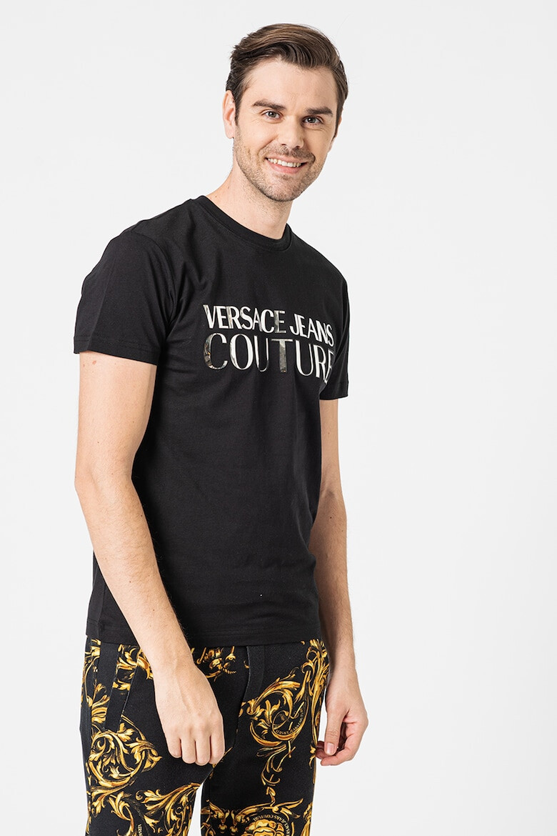 Versace Jeans Couture Tricou de bumbac cu logo - Pled.ro