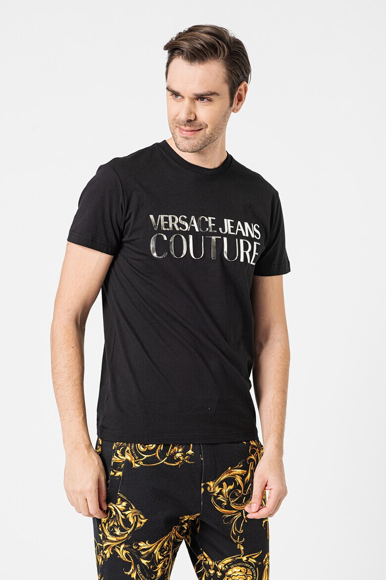 Versace Jeans Couture Tricou de bumbac cu logo - Pled.ro