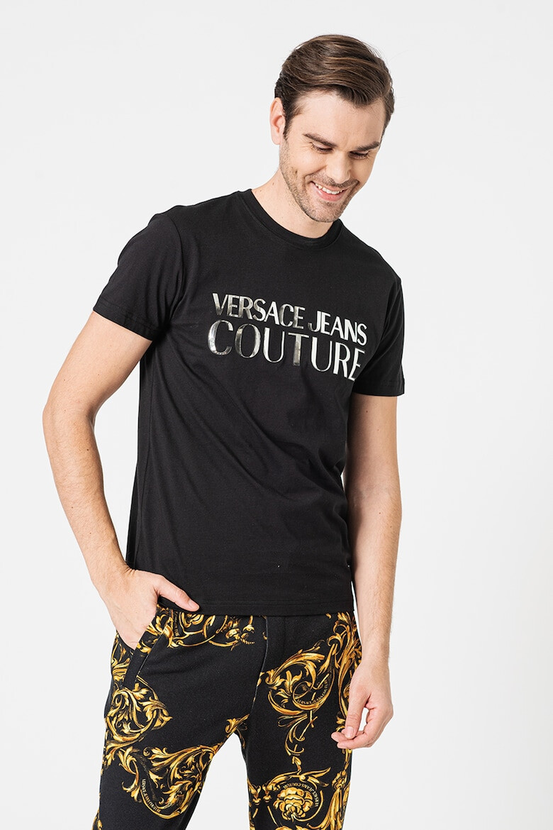 Versace Jeans Couture Tricou de bumbac cu logo - Pled.ro