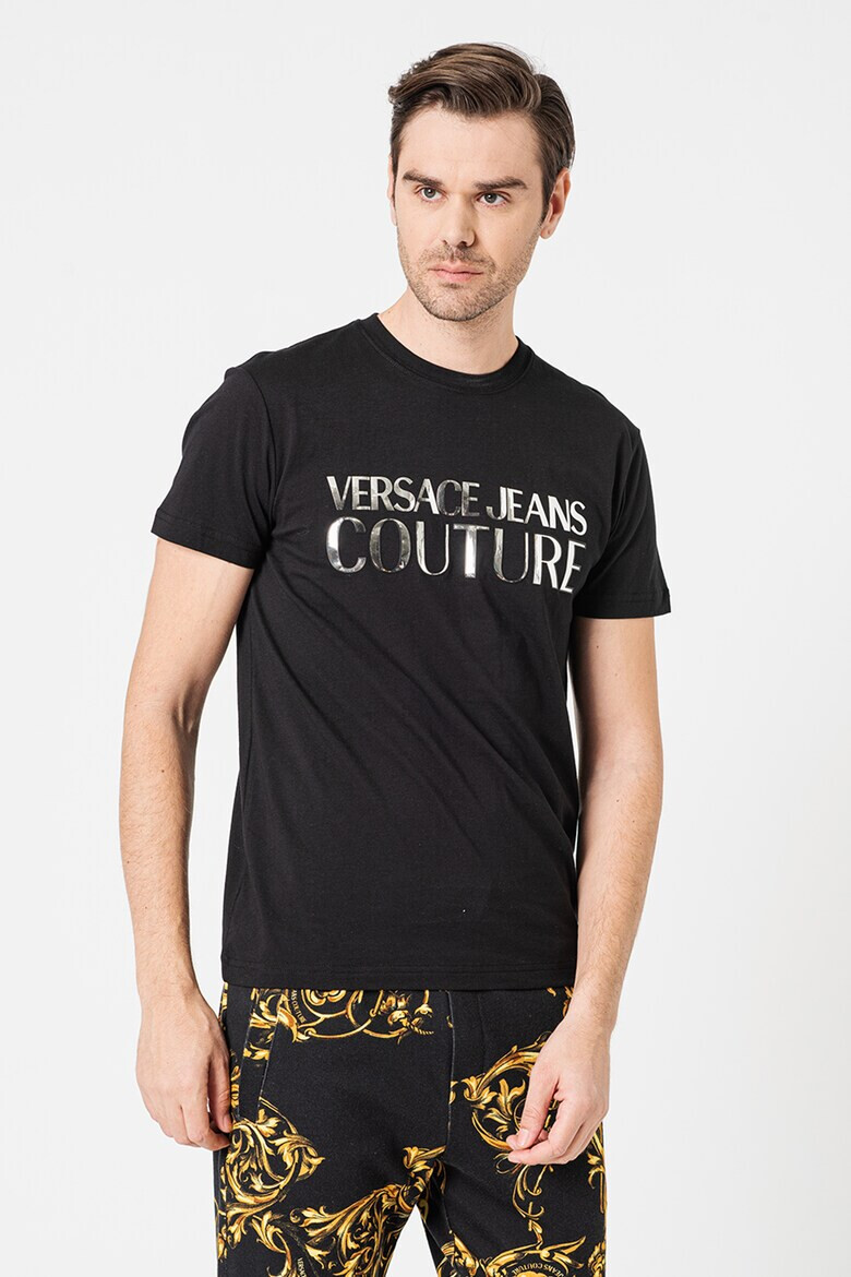 Versace Jeans Couture Tricou de bumbac cu logo - Pled.ro