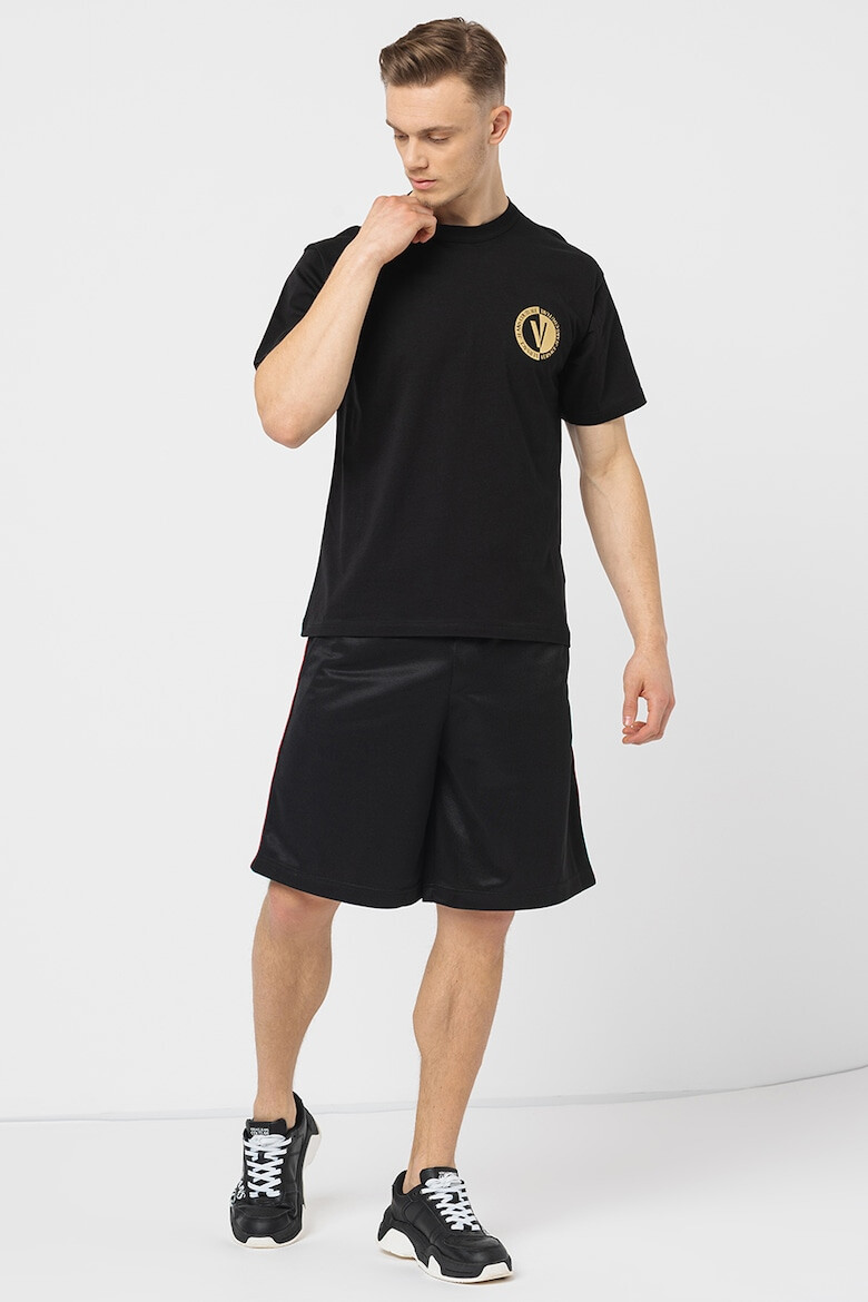 Versace Jeans Couture Tricou de bumbac cu logo pe piept - Pled.ro