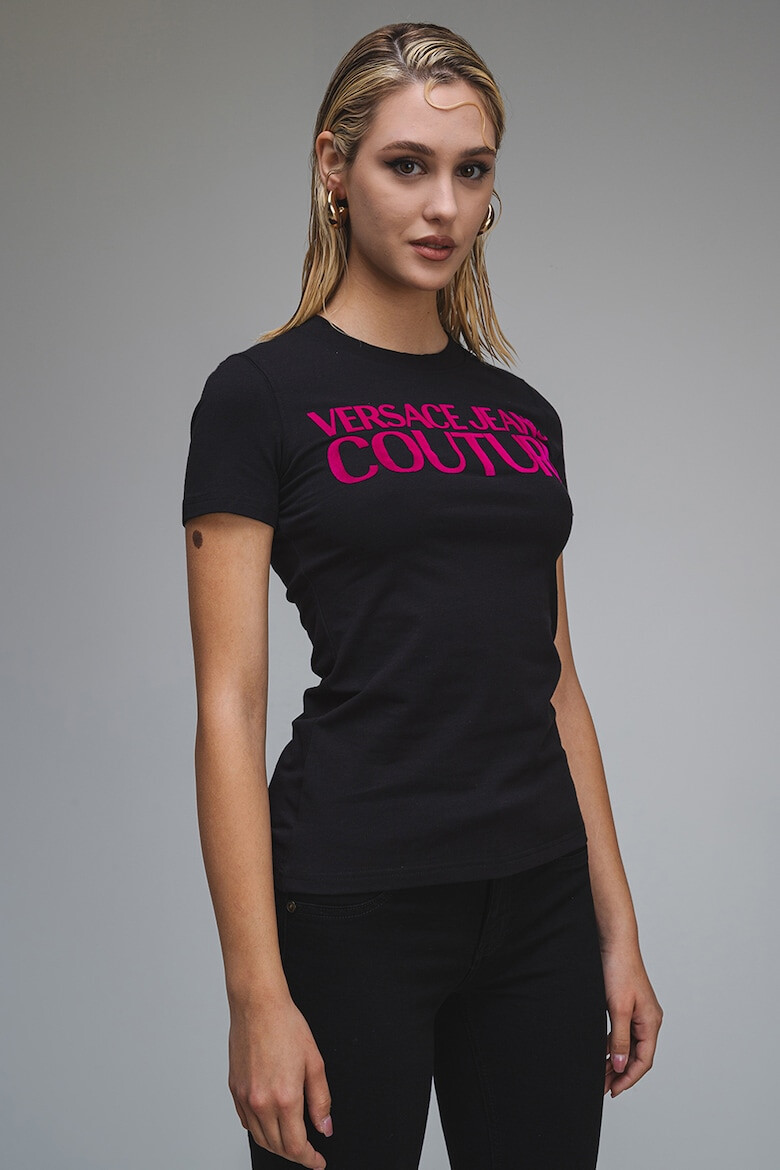 Versace Jeans Couture Tricou din amestec de bumbac cu logo - Pled.ro