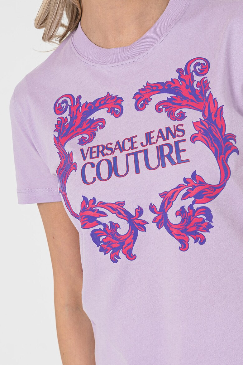 Versace Jeans Couture Tricou din bumbac cu imprimeu baroc - Pled.ro