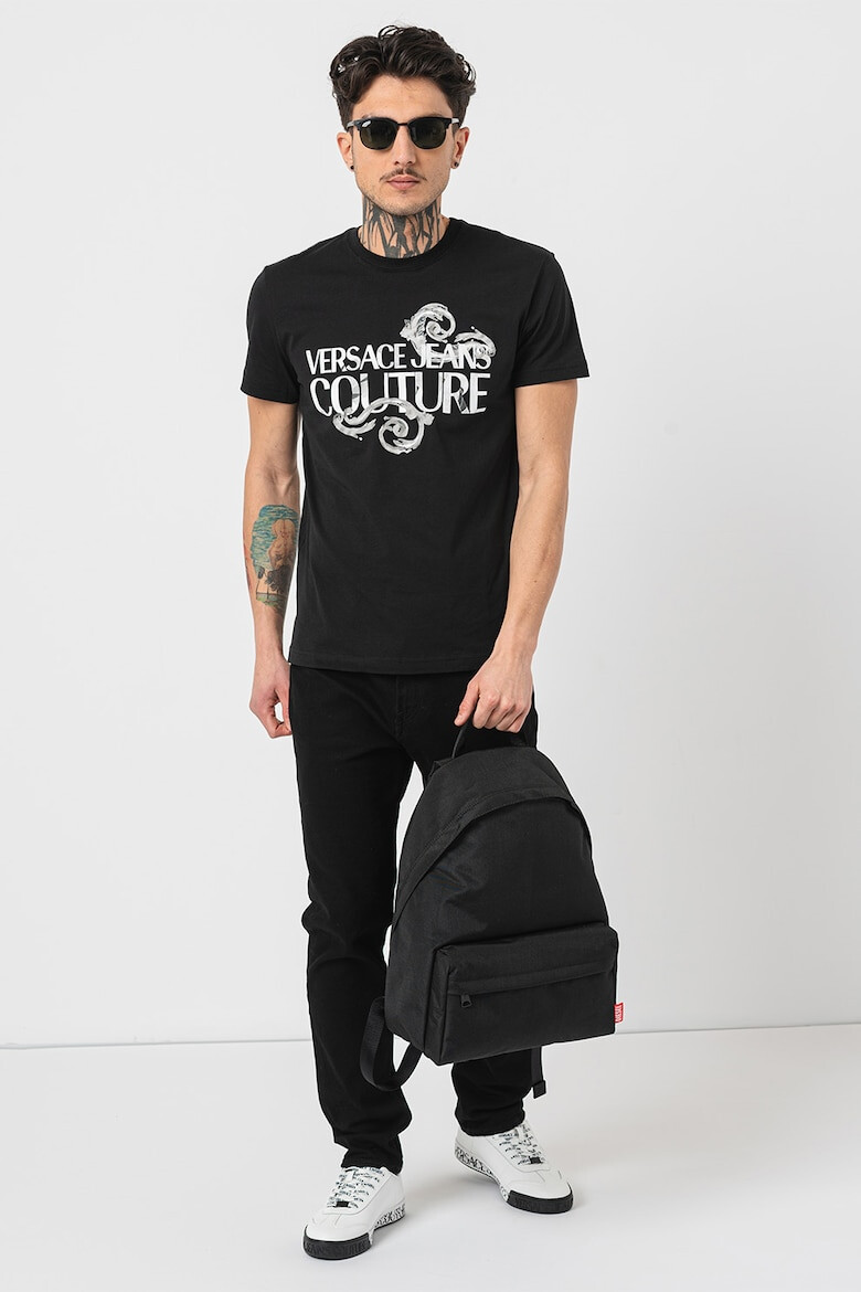 Versace Jeans Couture Tricou din bumbac cu imprimeu logo - Pled.ro