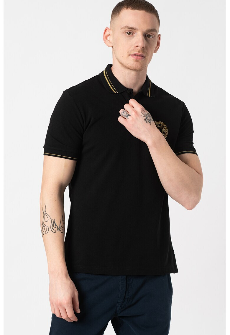 Versace Jeans Couture Tricou polo slim fit cu logo brodat Plain - Pled.ro