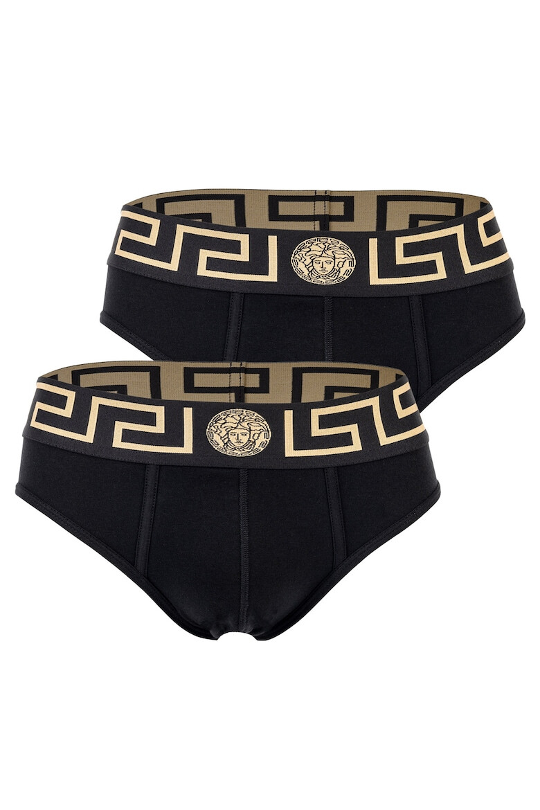 Versace Set de chiloti cu banda logo - 2 perechi - Pled.ro