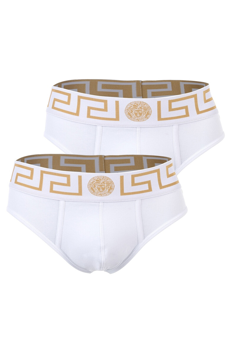 Versace Set de chiloti cu banda logo - 2 perechi - Pled.ro