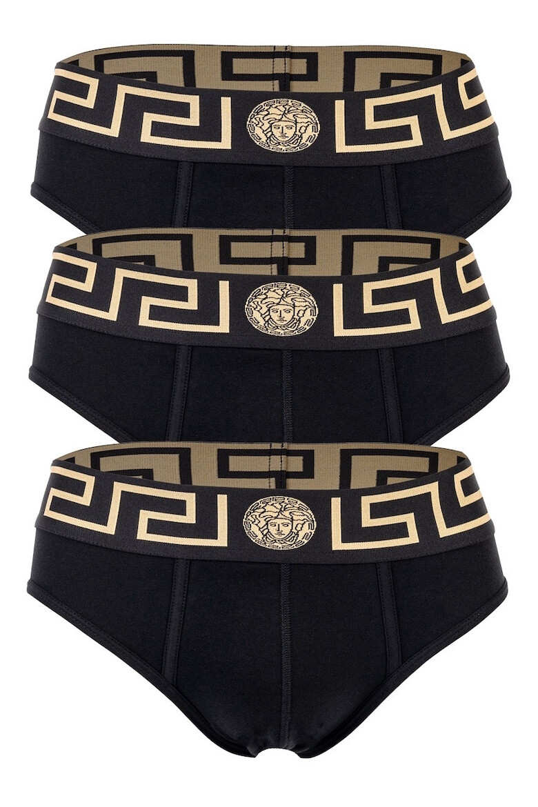 Versace Set de chiloti cu banda logo in talie - 3 perechi - Pled.ro