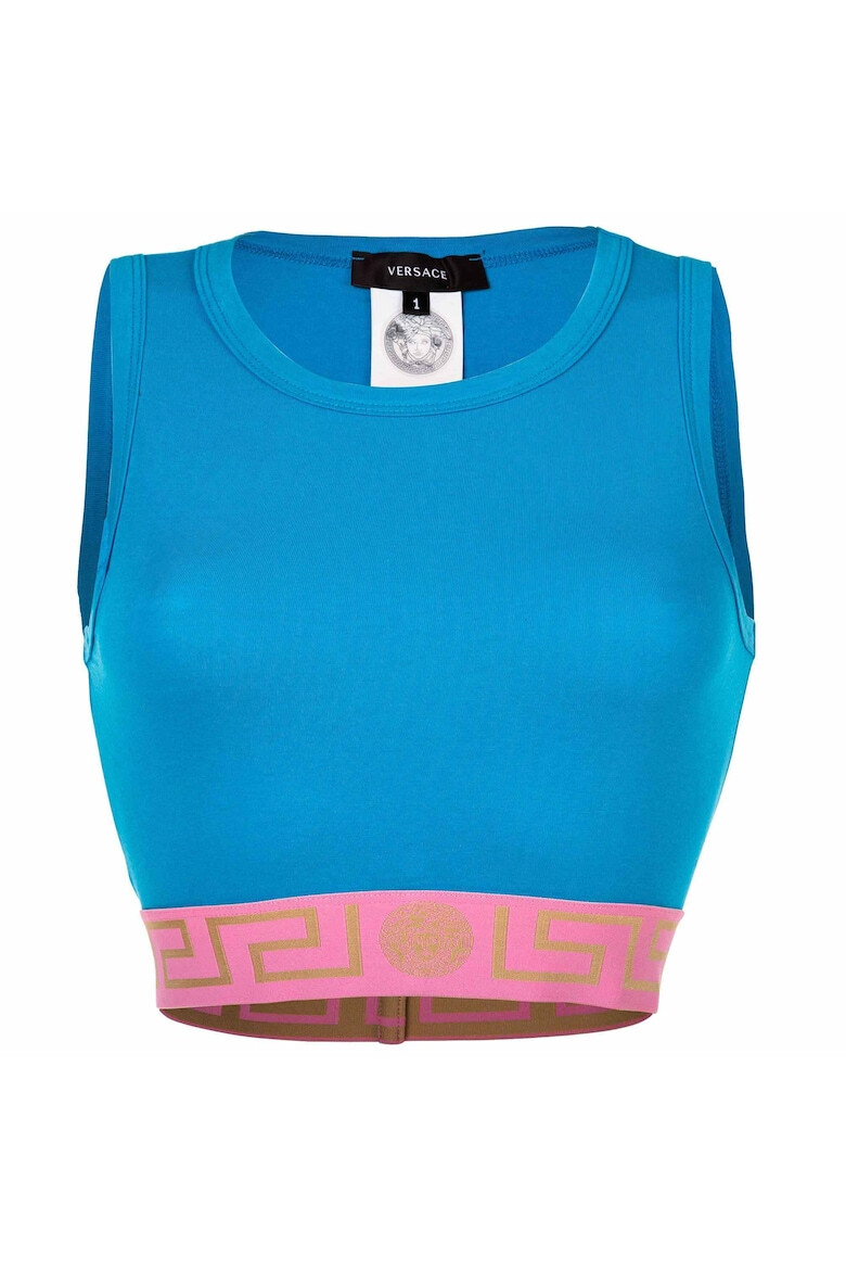 Versace Top crop cu banda logo Topeka - Pled.ro