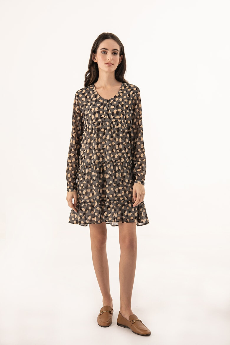 VERYCHI Rochie lejera cu animal print - Pled.ro