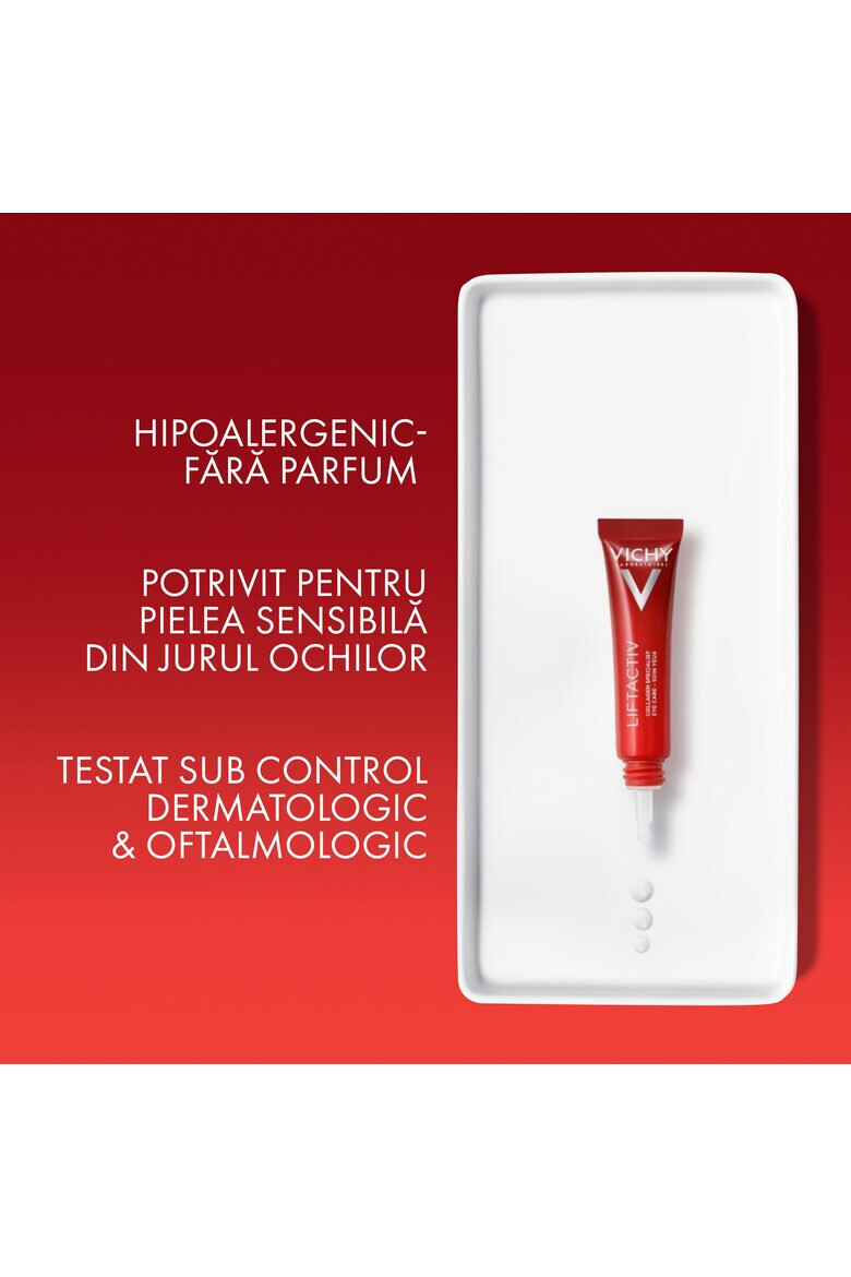 Vichy Crema cu efect antirid pentru conturul ochilor Liftactiv Collagen Specialist 15ml - Pled.ro