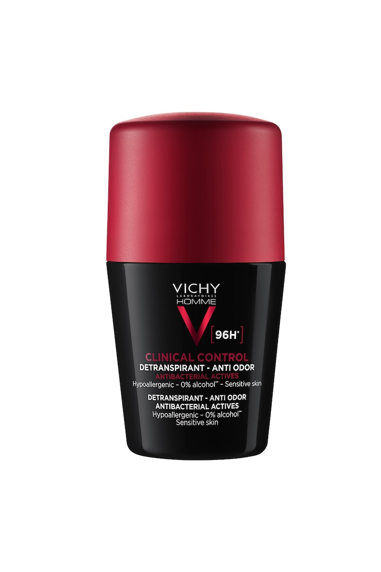 Vichy Deodorant roll-on antiperspirant pentru barbati Homme clinical control 96H 50 ml - Pled.ro