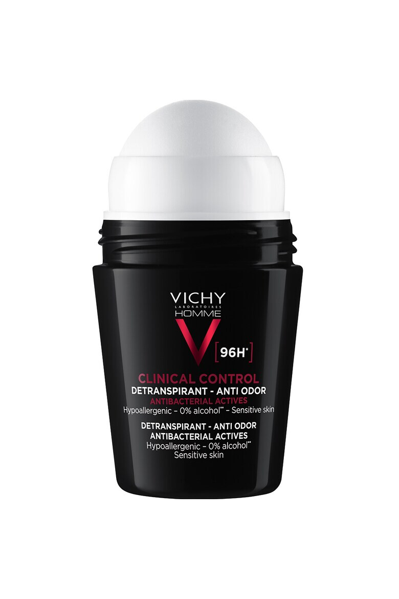 Vichy Deodorant roll-on antiperspirant pentru barbati Homme clinical control 96H 50 ml - Pled.ro