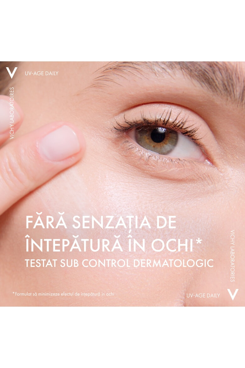 Vichy Fluid protectie solara pentru fata SPF 50+ Capital Soleil UV Age Daily impotriva foto-imbatranirii cu peptide si niacinamida 40ml - Pled.ro