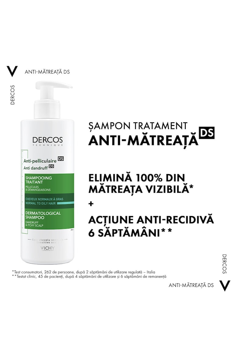 Vichy Sampon anti-matreata Dercos pentru par 200 ml - Pled.ro