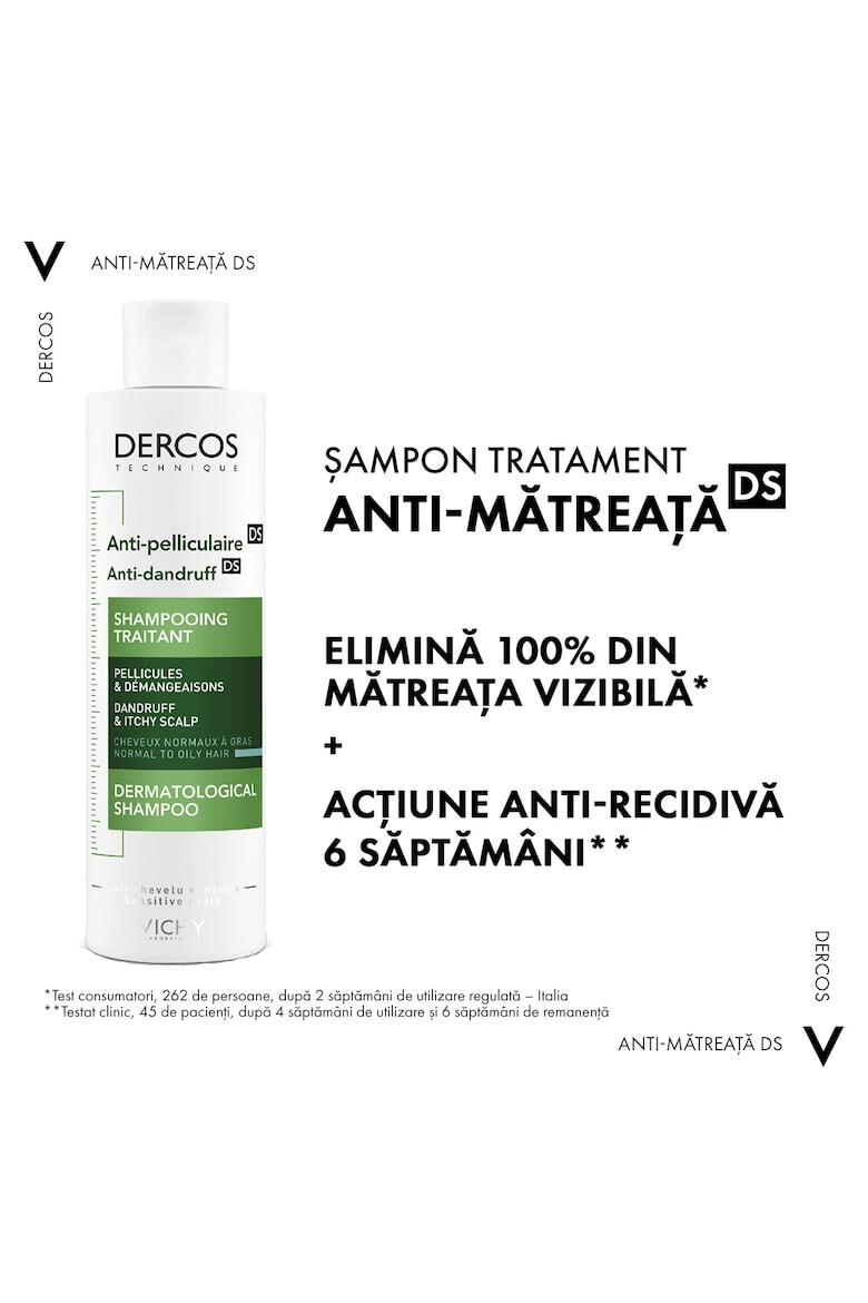 Vichy Sampon anti-matreata Dercos pentru par 200 ml - Pled.ro