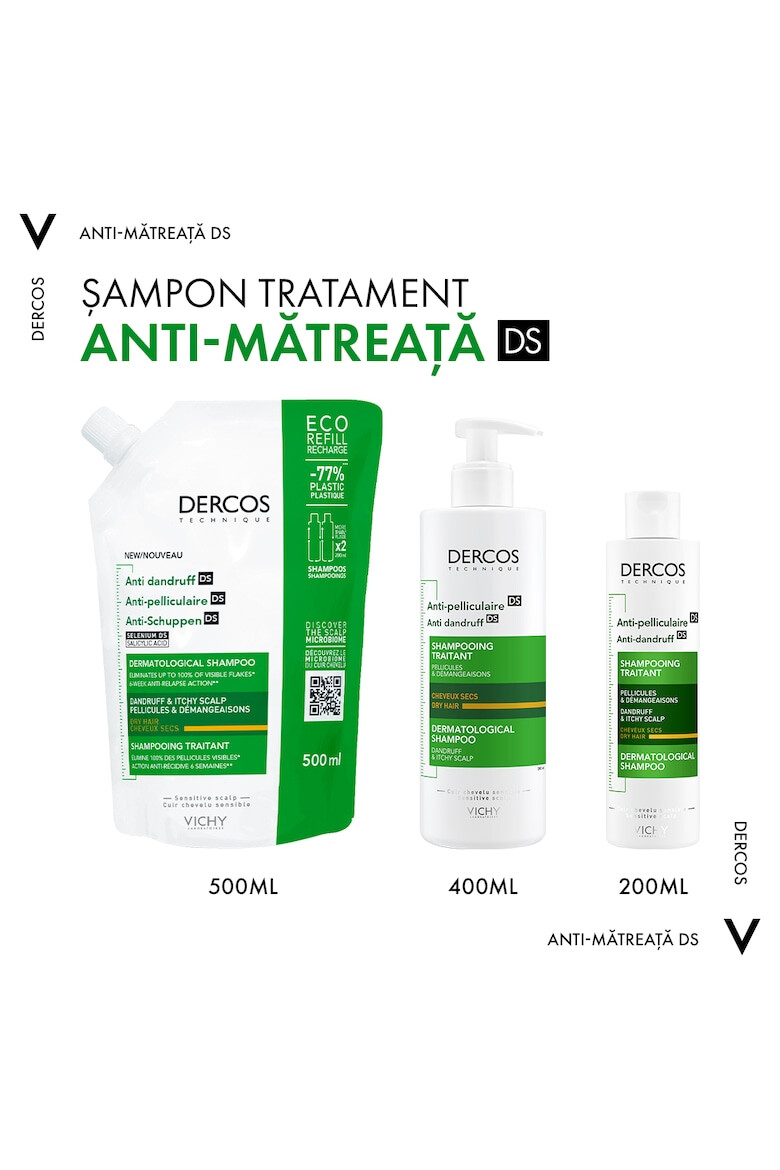 Vichy Sampon anti-matreata Dercos par uscat - Pled.ro