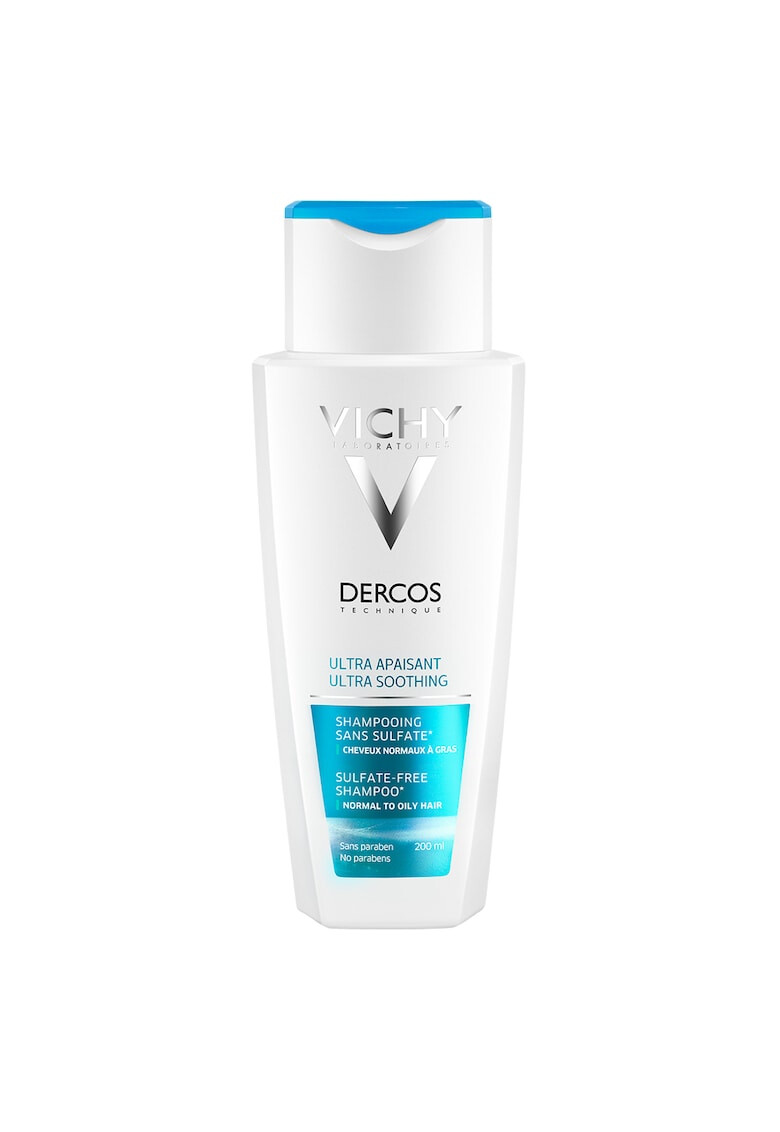 Vichy Sampon Dercos Ultra Soothing pentru par normal spre gras 200 ml - Pled.ro