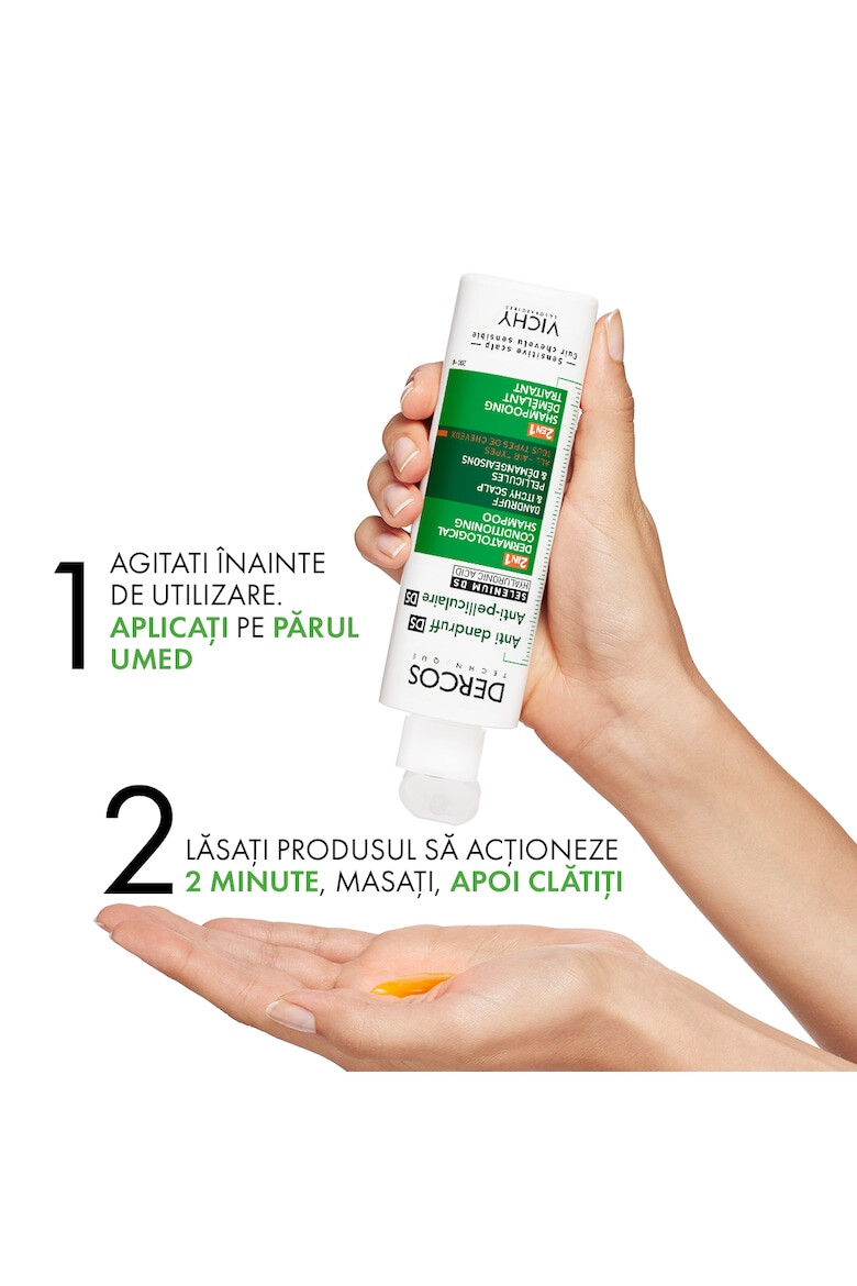 Vichy Sampon si balsam 2 in 1 anti-matreata Dercos pentru toate tipurile de par - Pled.ro