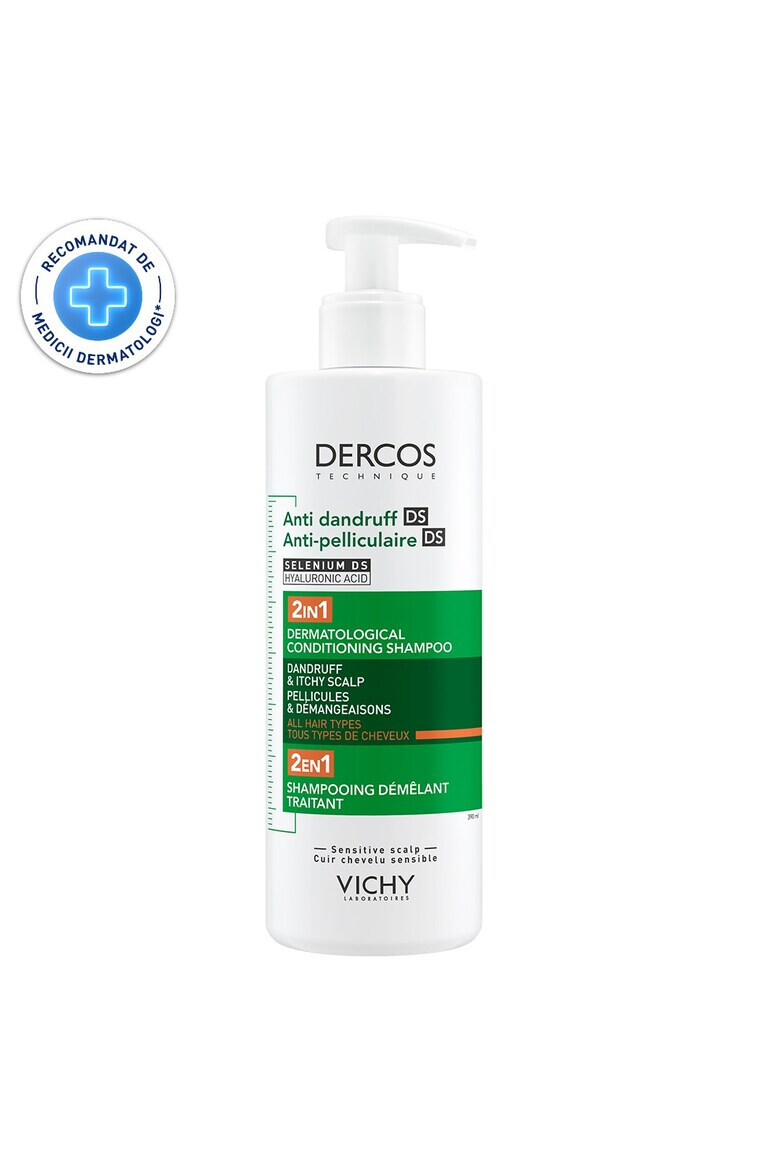 Vichy Sampon si balsam 2 in 1 anti-matreata Dercos pentru toate tipurile de par - Pled.ro