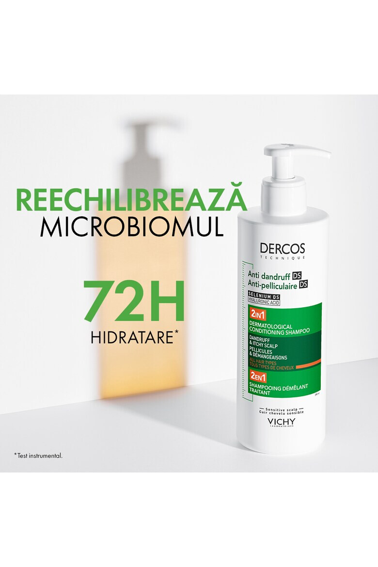 Vichy Sampon si balsam 2 in 1 anti-matreata Dercos pentru toate tipurile de par - Pled.ro