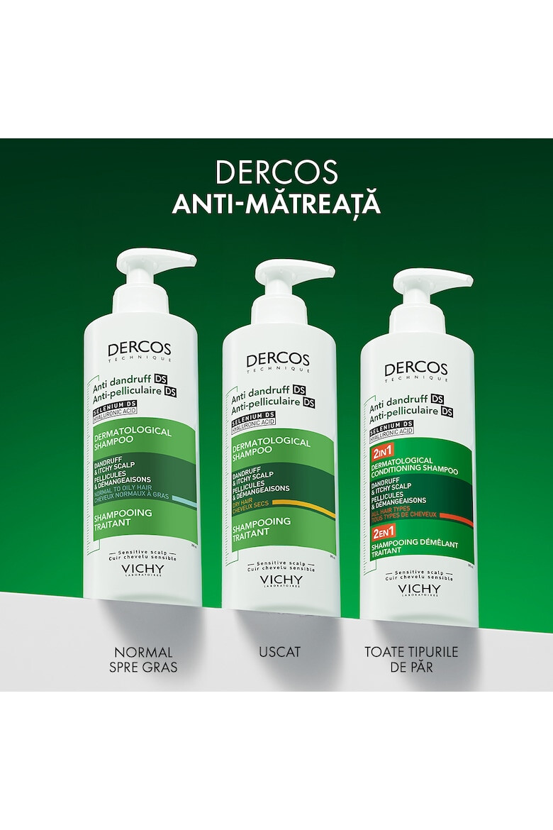 Vichy Sampon si balsam 2 in 1 anti-matreata Dercos pentru toate tipurile de par - Pled.ro