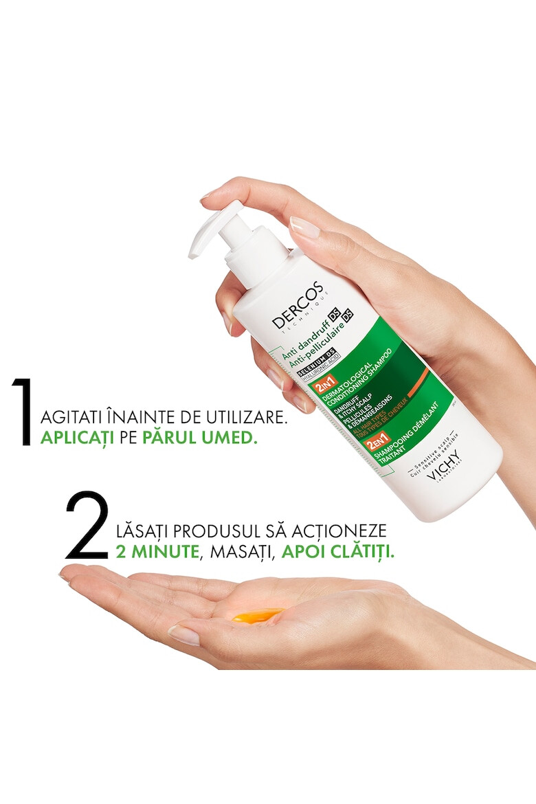 Vichy Sampon si balsam 2 in 1 anti-matreata Dercos pentru toate tipurile de par - Pled.ro