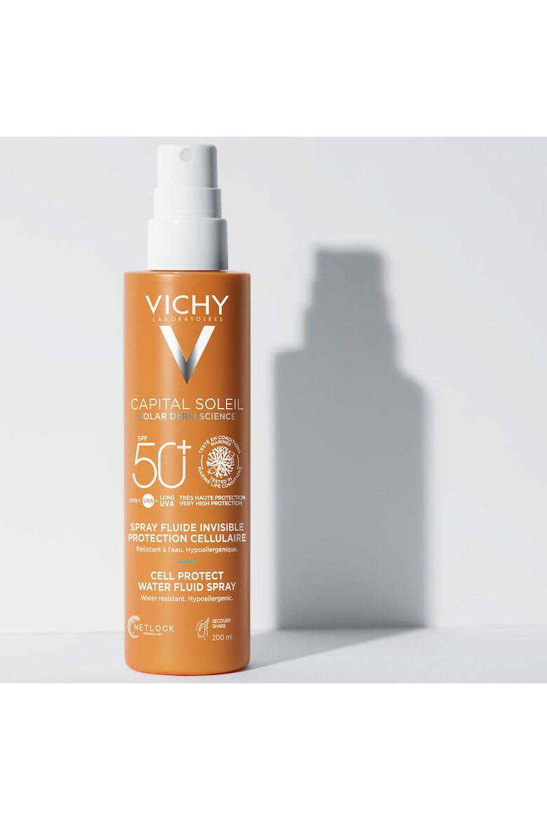 Vichy Spray fluid invizibil protectie solara pentru corp SPF 50+ Capital Soleil Cell Protect 200ml - Pled.ro