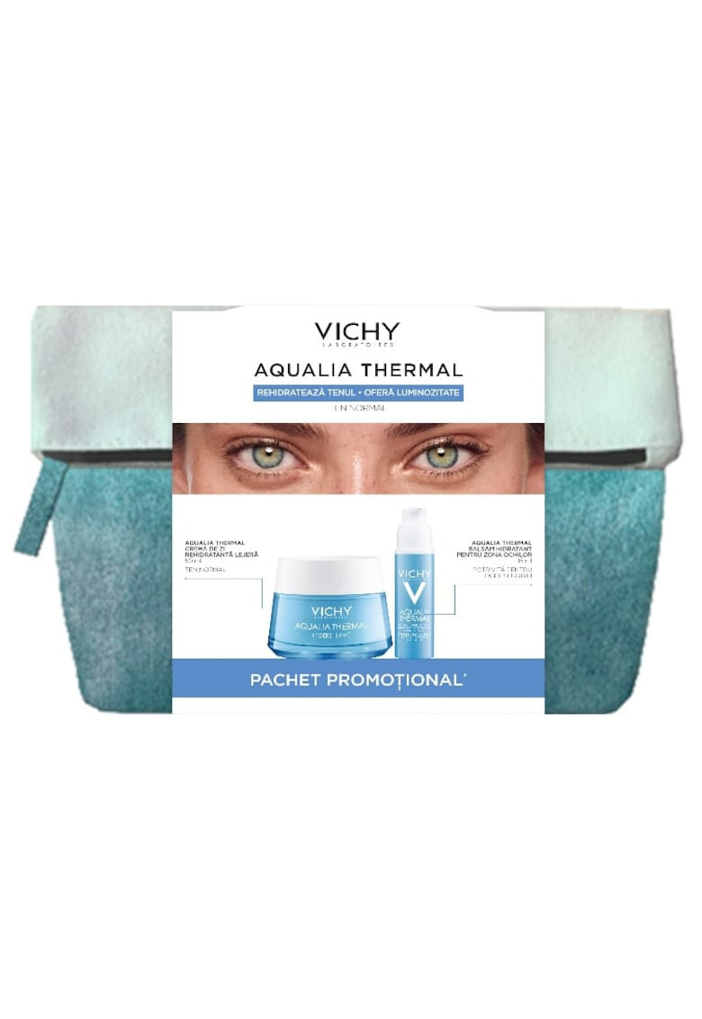 Vichy Trusa Aqualia Thermal Crema ten normal 50ml + Balsam contur ochi Aqualia Thermal 15 ml - Pled.ro