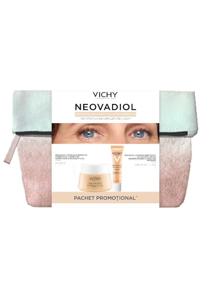 Vichy Trusa Neovadiol Complex Substitutiv Crema ten uscat 50ml + Crema contur ochi Neovadiol 15 ml - Pled.ro