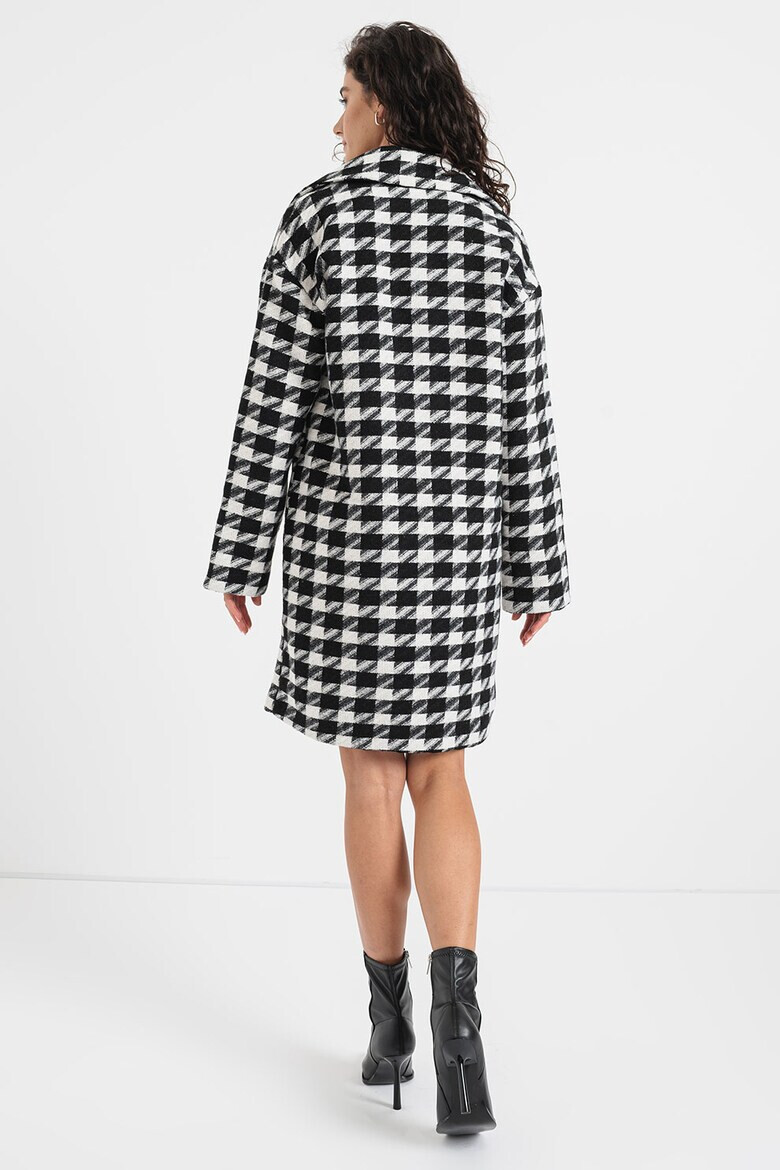 Vila Palton cu model houndstooth - Pled.ro