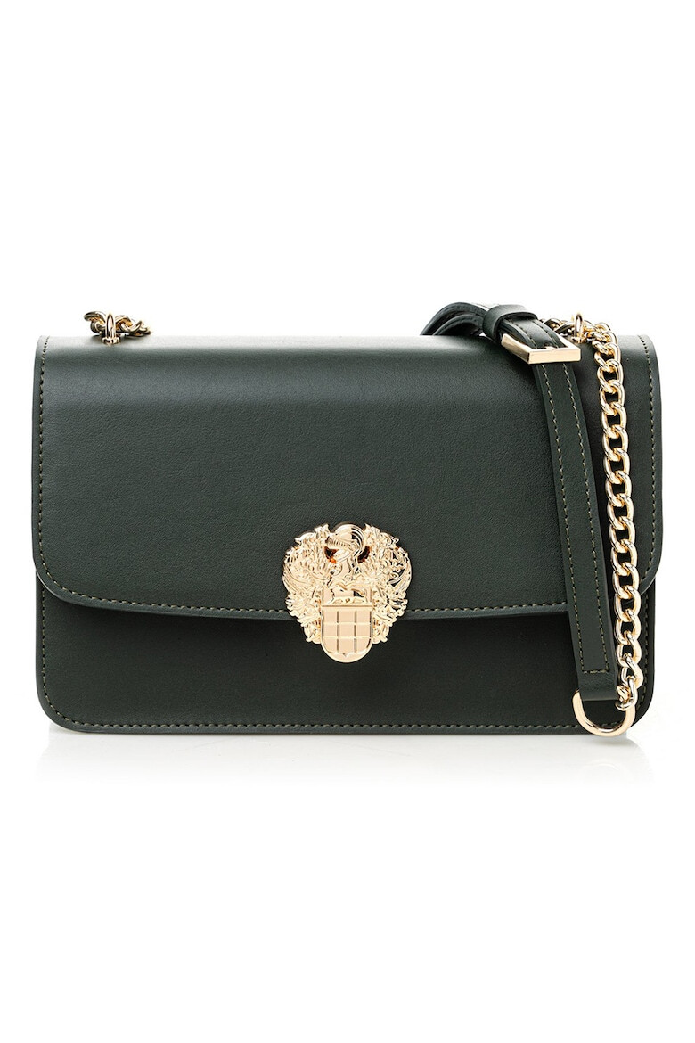 Vince Camuto Geanta crossbody din piele ecologica cu bareta din lant - Pled.ro