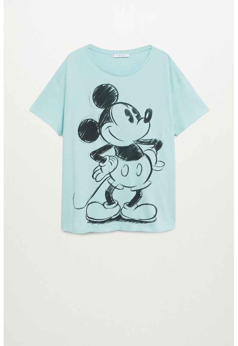 VIOLETA BY MANGO Tricou de bumbac organic cu design Mickey Mouse - Pled.ro