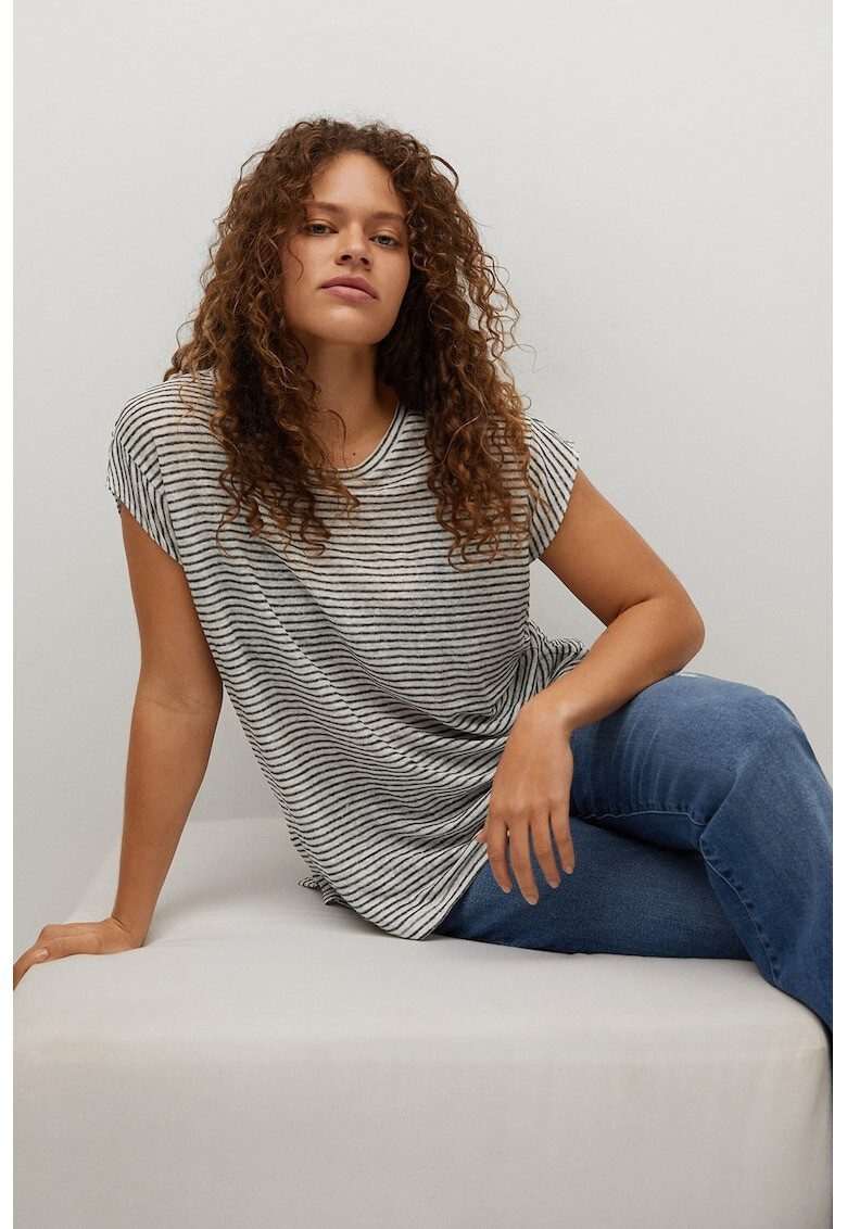 VIOLETA BY MANGO Tricou de in in dungi Broadway - Pled.ro