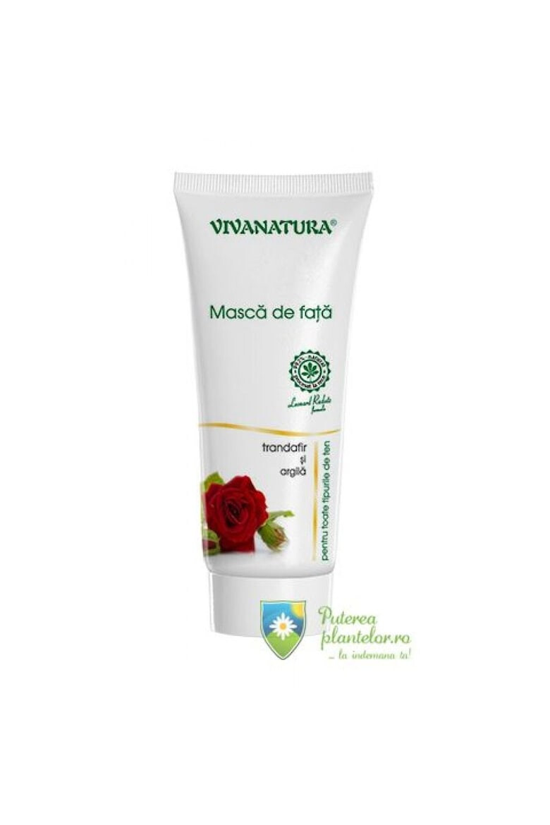 VivaNatura Masca De Fata Argila 75ml Viva Natura - Pled.ro