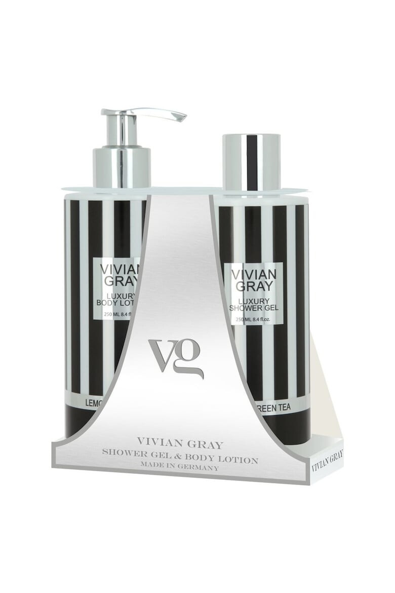 Vivian Gray Set Lotiune de corp Lemon & Green Tea Unisex 250 ml + Gel de dus 250 ml - Pled.ro