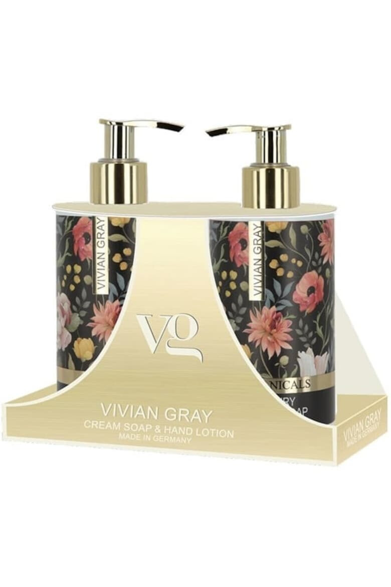 Vivian Gray Set Sapun lichid Botanicals Unisex 300 ml + Crema de maini 300 ml - Pled.ro