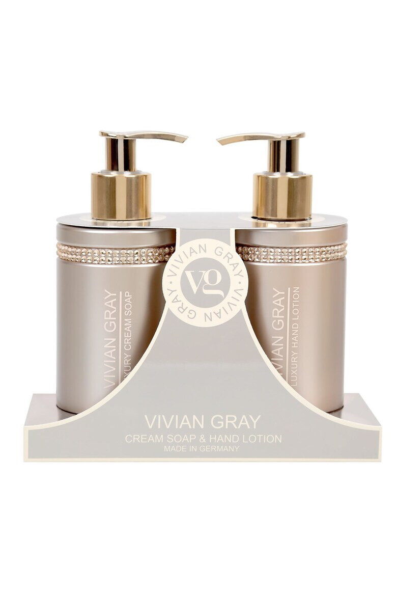 Vivian Gray Set Sapun lichid Brown Crystals Unisex 250 ml + Crema de maini 250 ml - Pled.ro