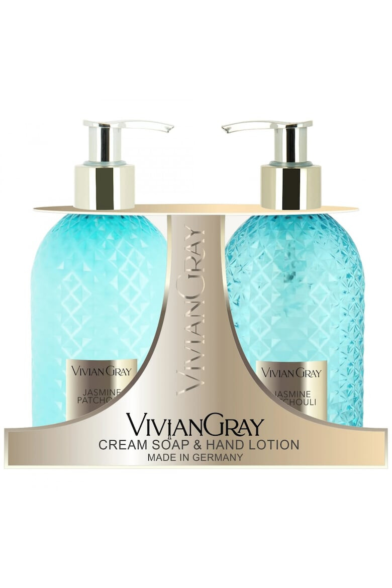 Vivian Gray Set Sapun lichid Jasmine & Patchouli Unisex 300 ml + Crema de maini 300 ml - Pled.ro