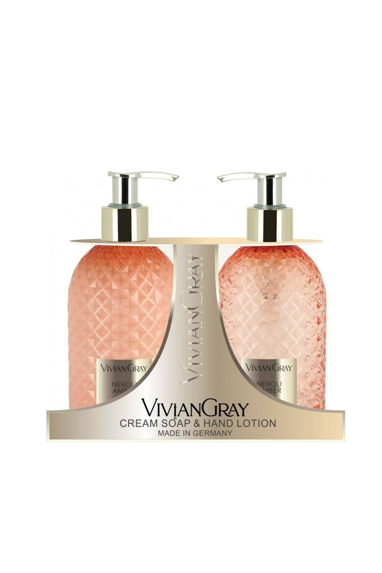 Vivian Gray Set Sapun lichid Neroli & Amber Unisex 300 ml + Crema de maini 300 ml - Pled.ro