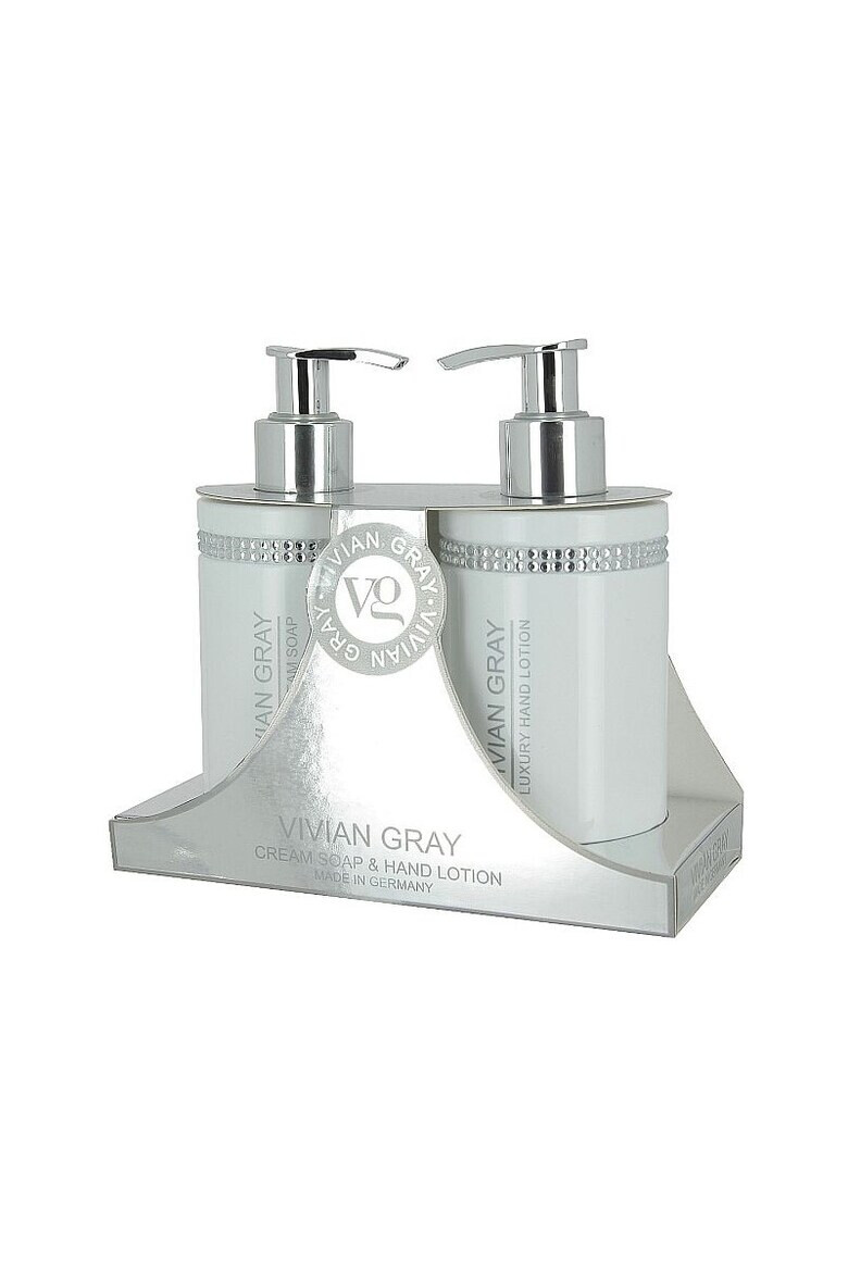 Vivian Gray Set Sapun lichid White Crystals Femei 250 ml + Crema de maini 250 ml - Pled.ro