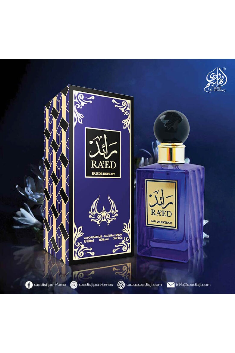 WADI AL KAHLEEJ Extract de parfum arabesc RAED Barbati 100 ml - Pled.ro