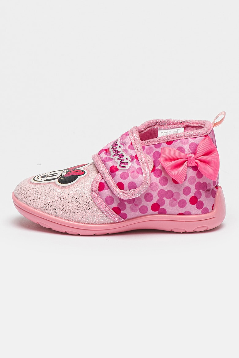 Walt Disney Pantofi sport cu imprimeu Minnie Mouse si velcro - Pled.ro